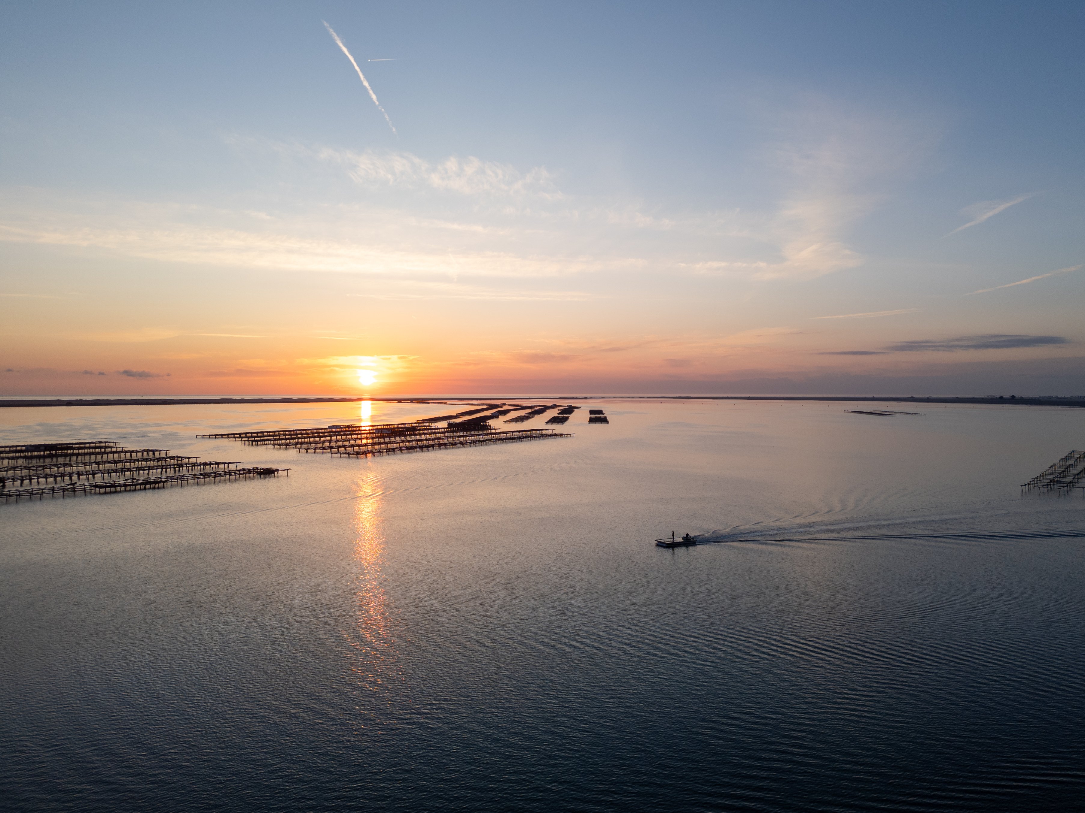 Delta del Ebro al atardecer